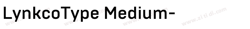 LynkcoType Medium字体转换